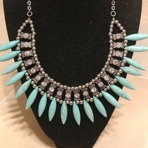 Statement Necklace Turquoise! NEW!